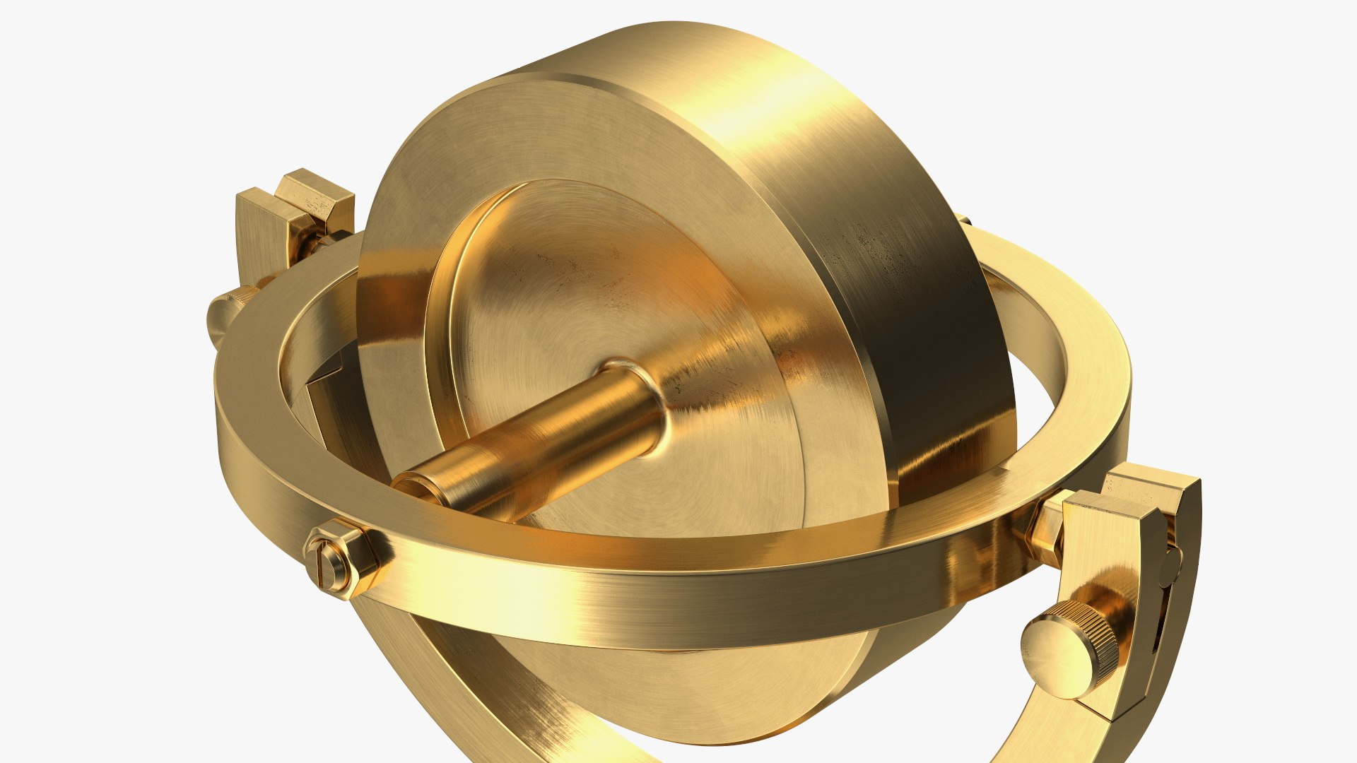 Vintage Brass Lecture Gyroscope Rigged 3D model - TurboSquid 1755690