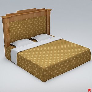 3d model bed