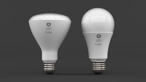 LED light bulbs 3D