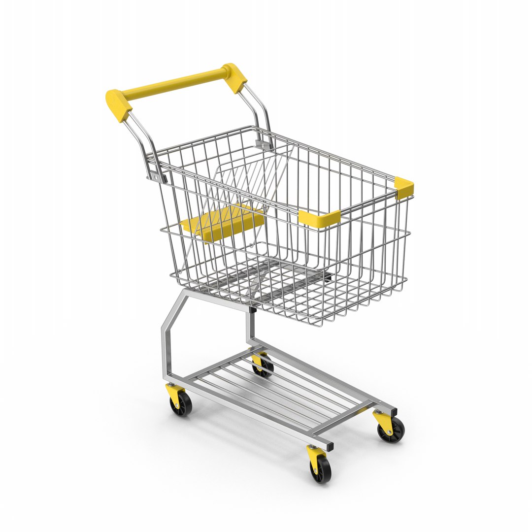 3D Shopping Cart - TurboSquid 1914943