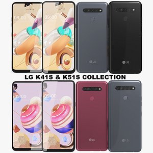 realistic lg k41s k51s 3D model