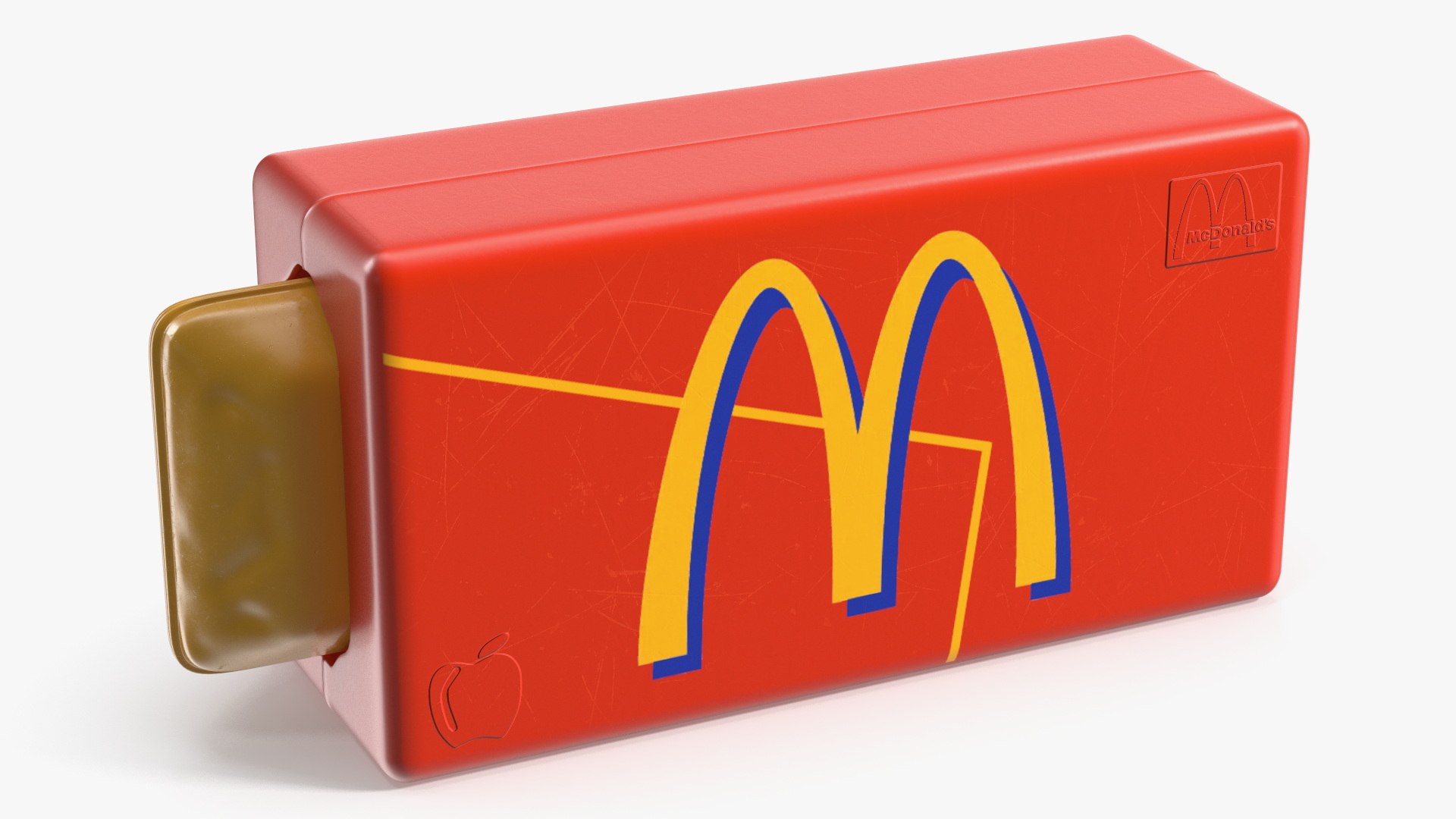 Vintage McDonalds Plastic Apple Pie Toy 1989 3D model preview