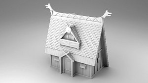 3D architecture house model