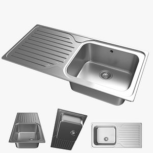 3D Sink Teka Classic Max 1000 1B 1D