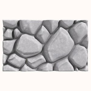 Stone wall 157 3D model