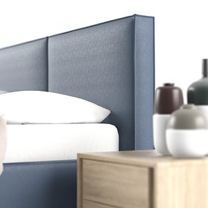 bed decoration frida zegen 3d max