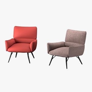 3D armchair natuzzi talia