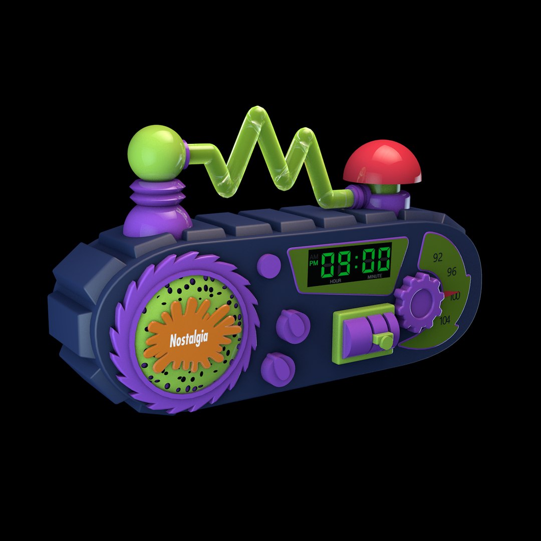 Nickelodeon Alarm Clock Model TurboSquid 1294320