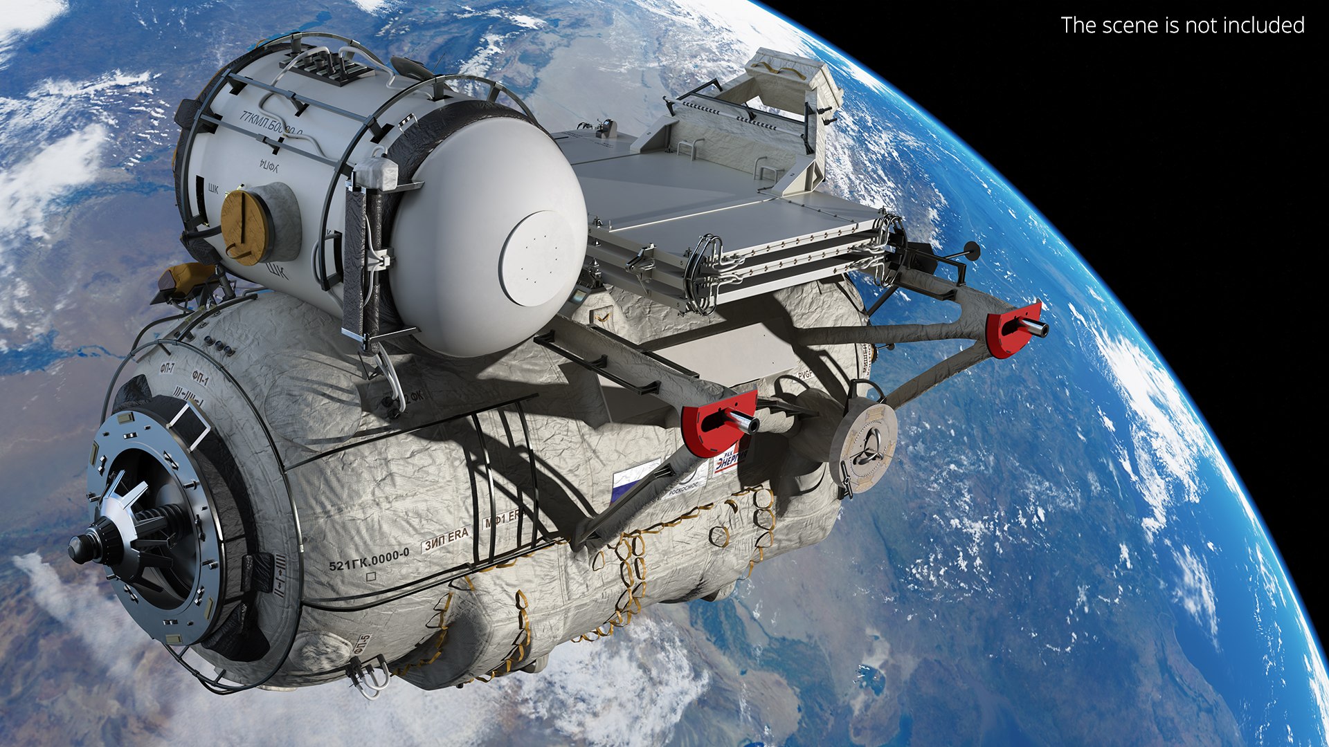 3D Model ISS Rassvet Orbital Laboratory Module - TurboSquid 2471534