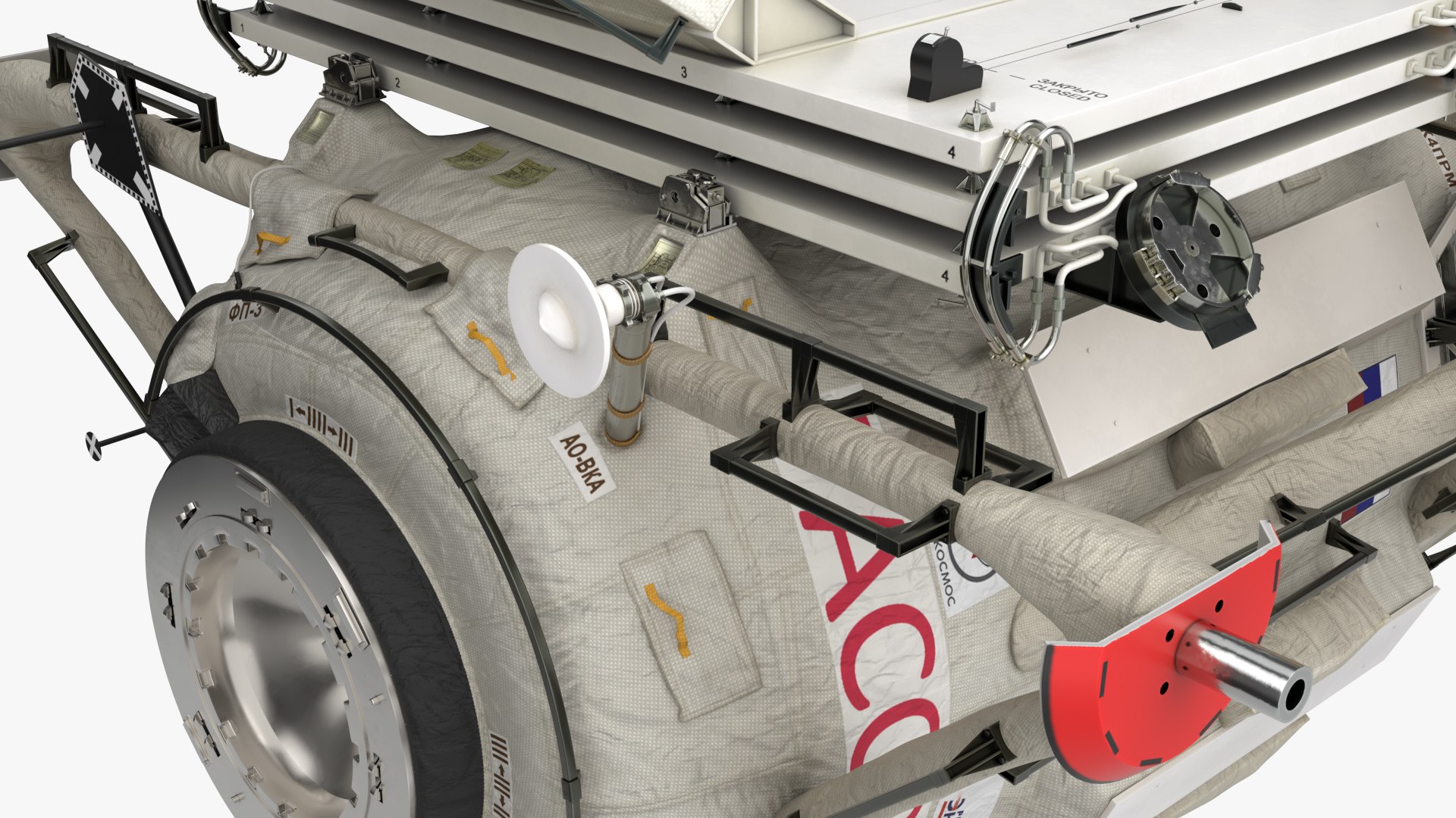 3D Model ISS Rassvet Orbital Laboratory Module - TurboSquid 2471534