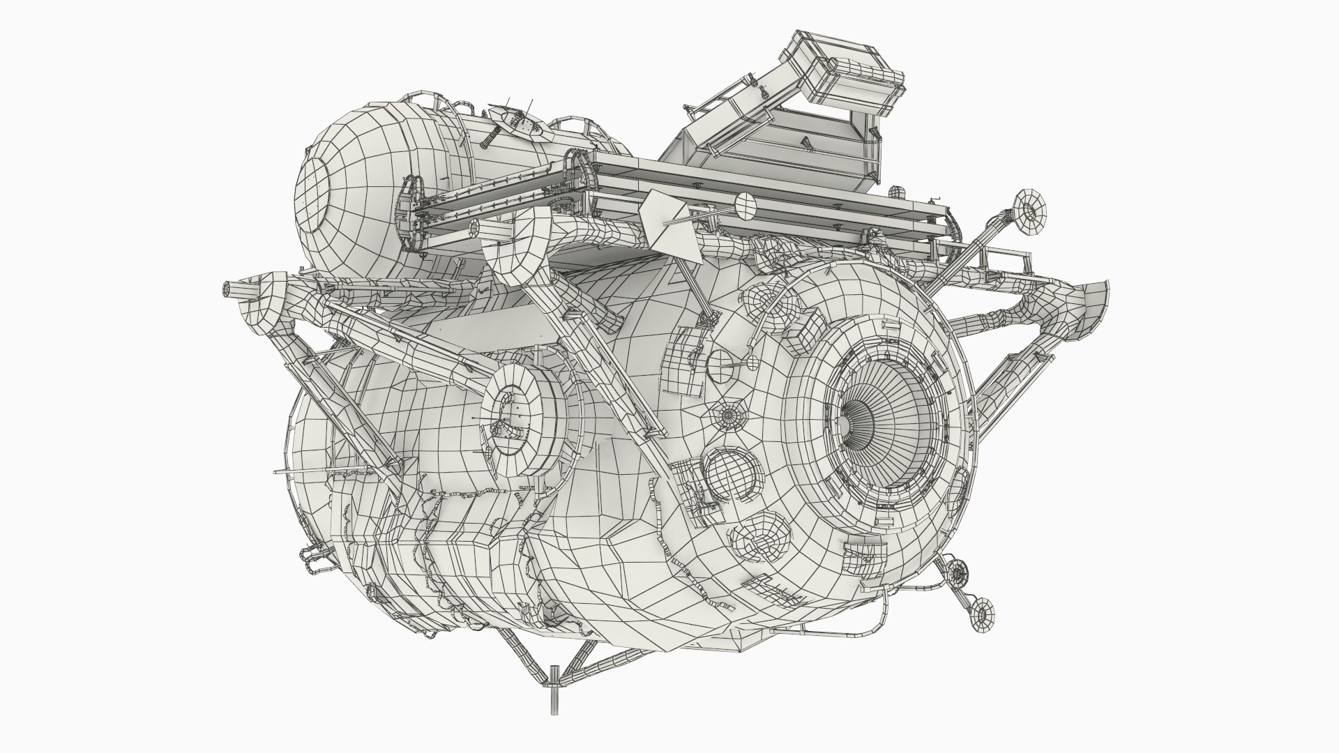 3D Model ISS Rassvet Orbital Laboratory Module - TurboSquid 2471534