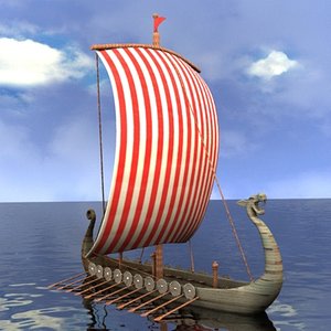 3ds max viking ship