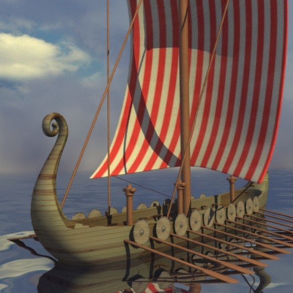 3ds max viking ship