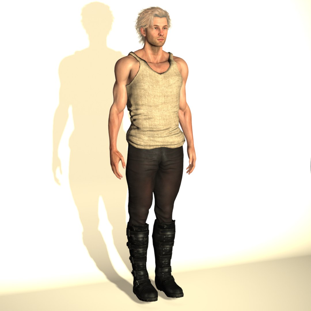 3D Model Realistic Johnnyhero Gw - TurboSquid 1520977