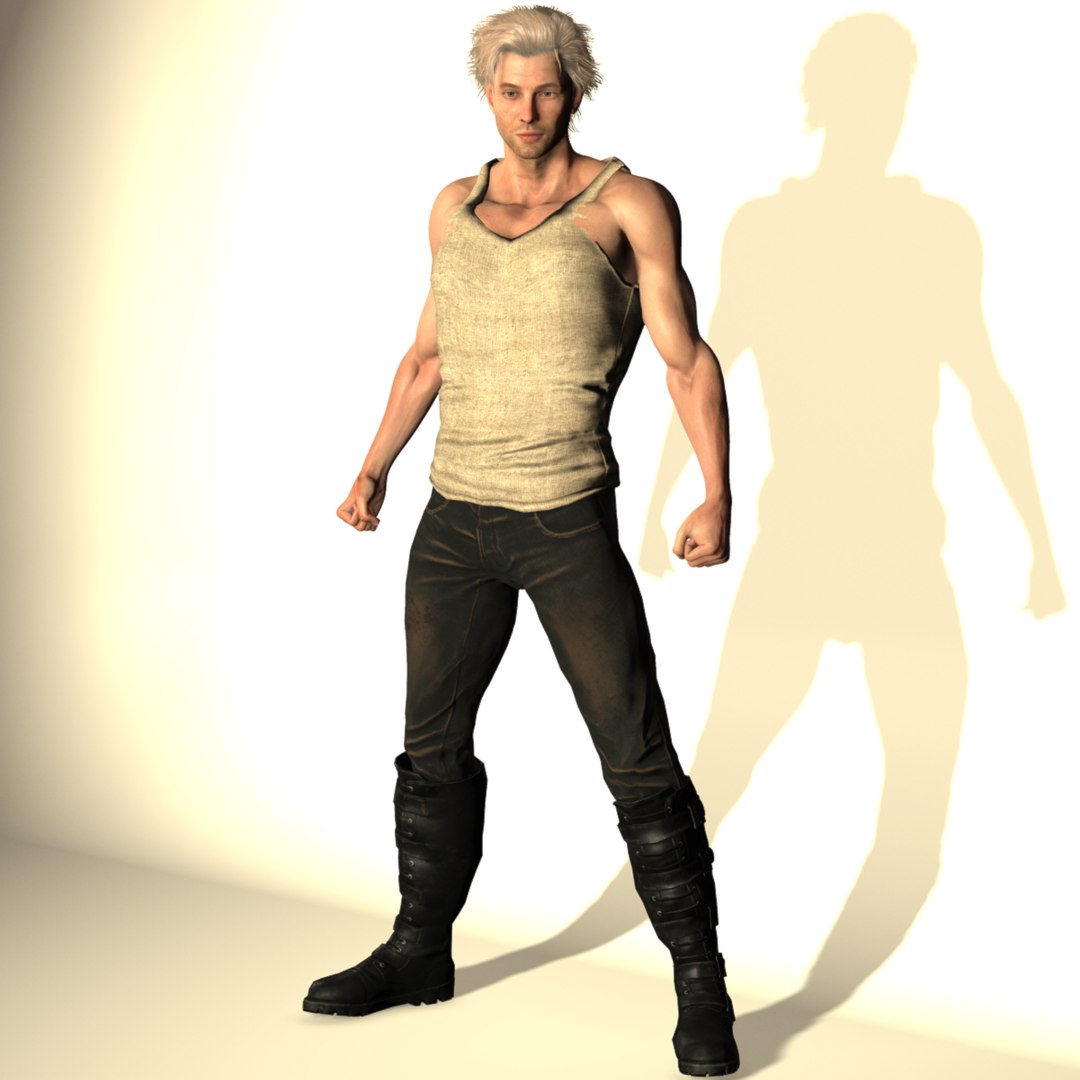 3D Model Realistic Johnnyhero Gw - TurboSquid 1520977