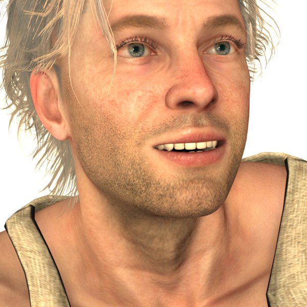 3D model realistic johnnyhero gw