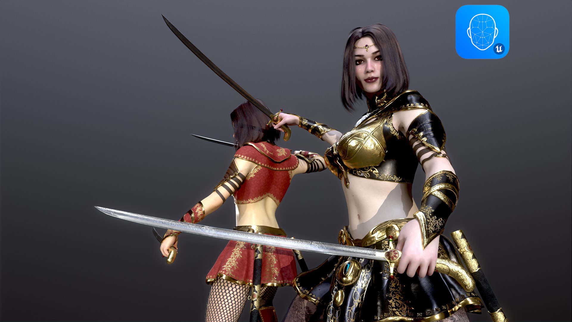 Assassins Girls 3d Model Turbosquid 1869639