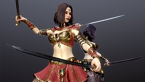 Assassins girls 3D model