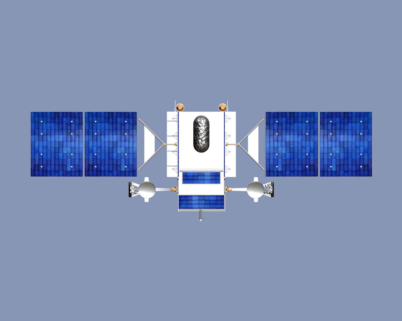 3d Space-based Sbirs Satellite Model