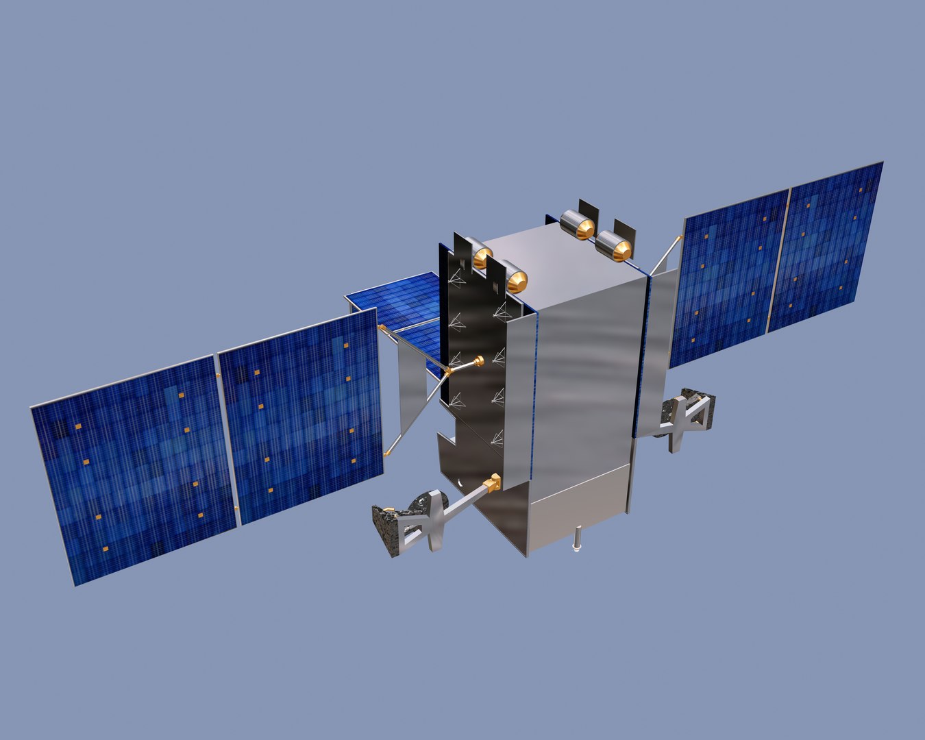 3d Space-based Sbirs Satellite Model