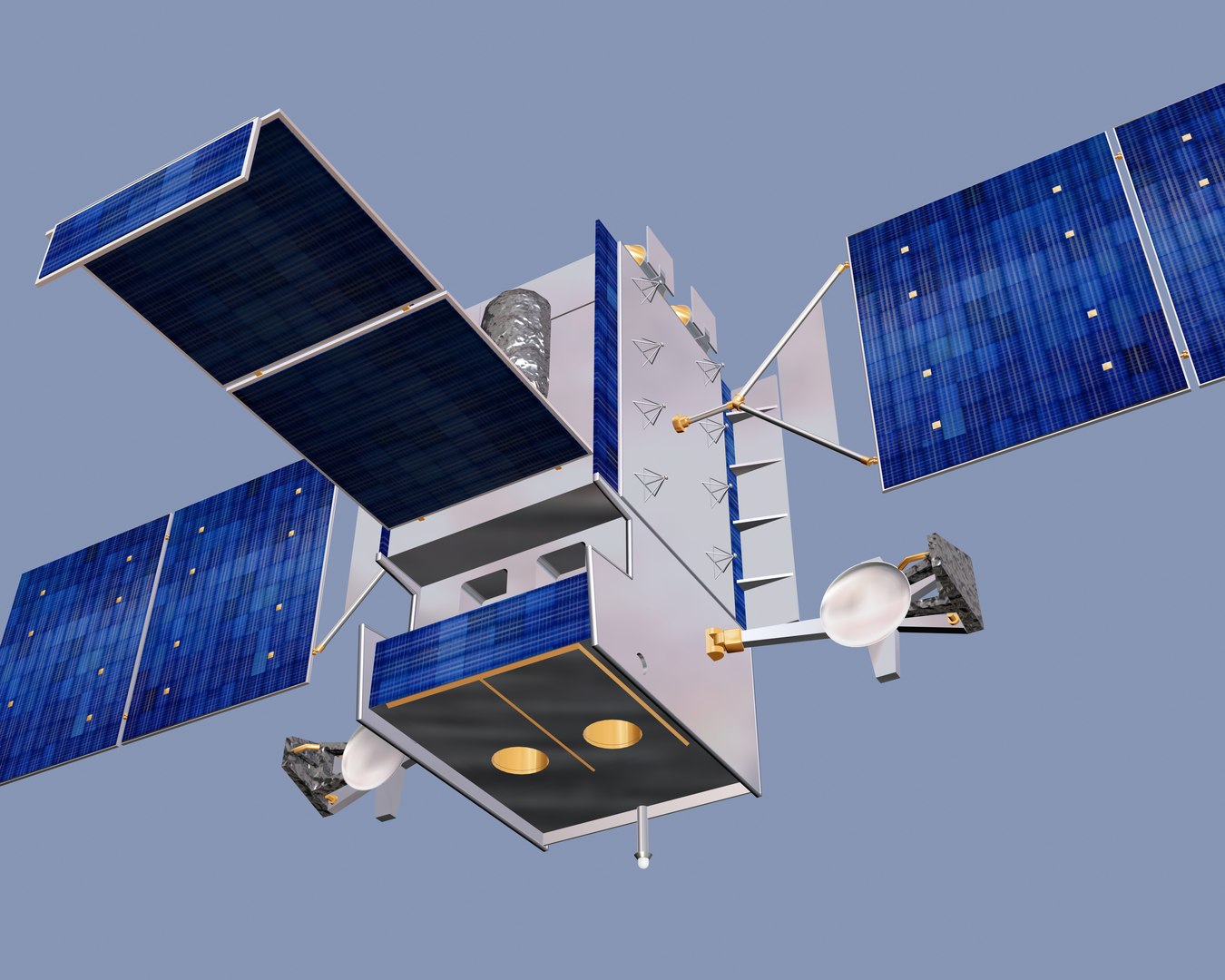 3d Space-based Sbirs Satellite Model