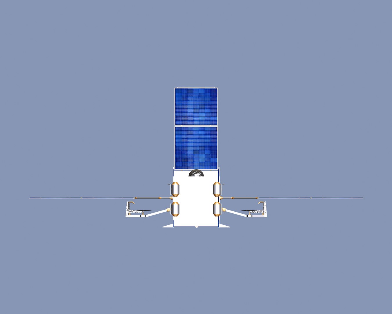 3d Space-based Sbirs Satellite Model