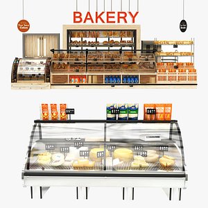 3D cheese bakery display stand