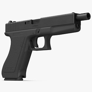 Automatic Pistol Generic 3D Model