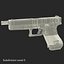 Automatic Pistol Generic 3D Model