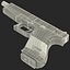 Automatic Pistol Generic 3D Model