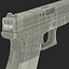 Automatic Pistol Generic 3D Model
