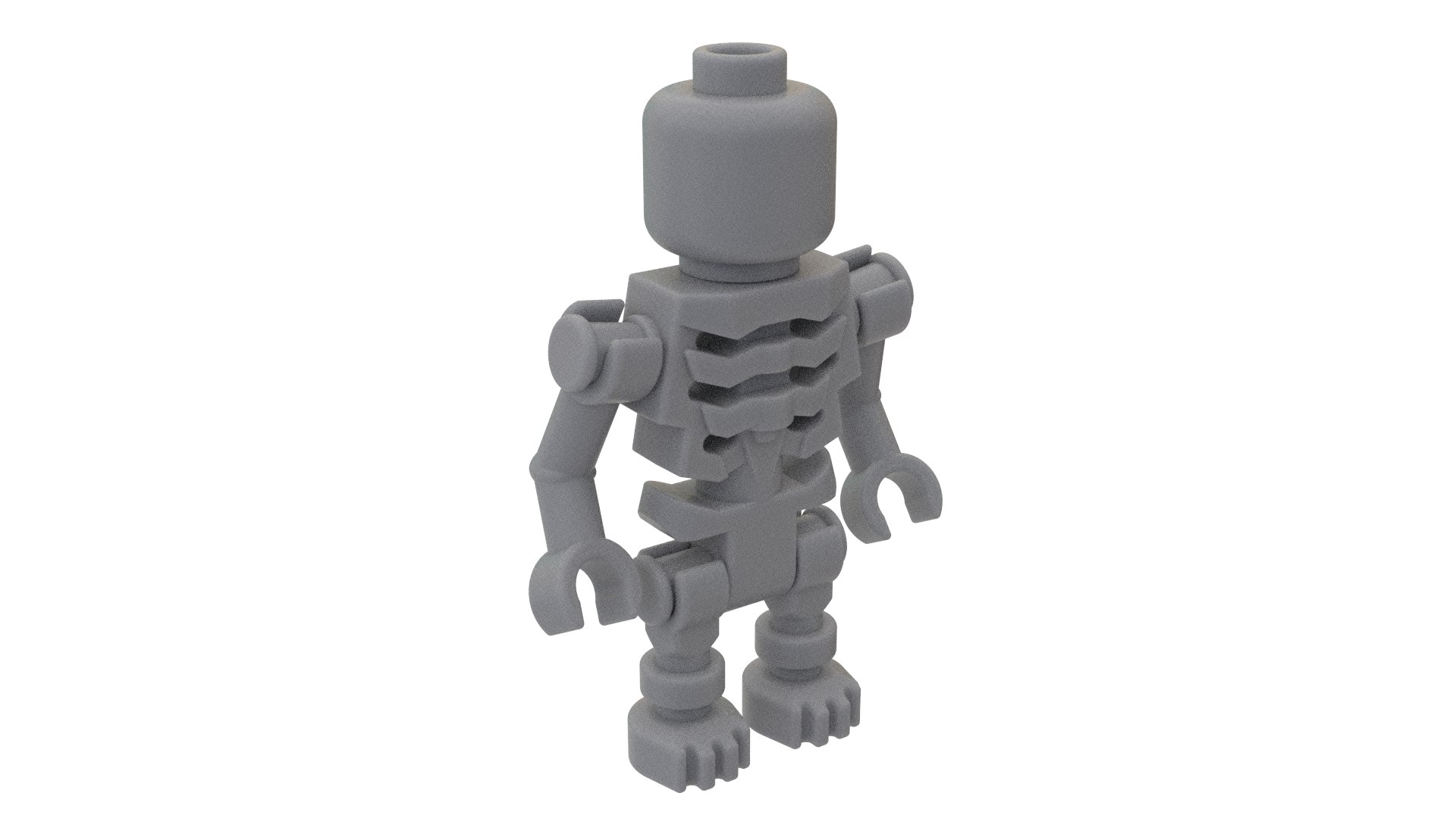 Lego Skeleton Minifigure 3D Model - TurboSquid 2022297