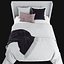 Modernes 3D-Bett mit zwei verschiedenen Variationen 3D-Modell