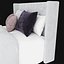 Modernes 3D-Bett mit zwei verschiedenen Variationen 3D-Modell