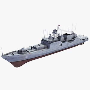 3d model admiral grigorovich class frigate
