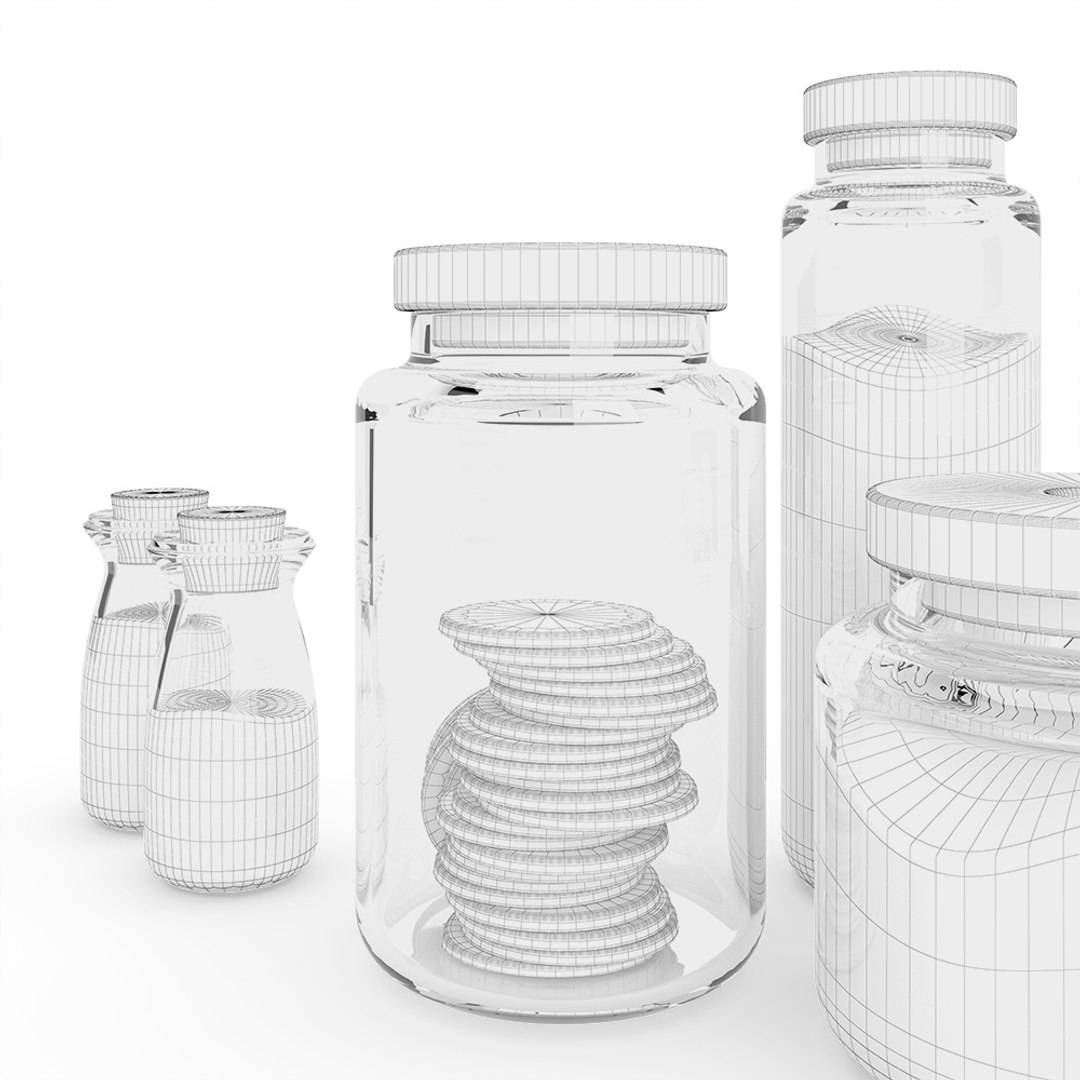 3D kitchen glass jars https://p.turbosquid.com/ts-thumb/4X/HUXhgj/CM4hoUdw/2k_glassjars_preview_w_03/jpg/1594573331/1920x1080/fit_q87/1cea066fdbef00afa830de07ae2a1aa335a5926f/2k_glassjars_preview_w_03.jpg