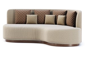 Stefa restaurant loveseat by Bpoint Design