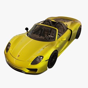Porsche 918 Spyder with Detachable Roof