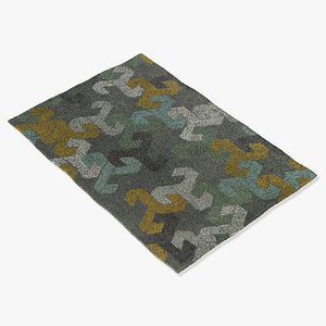 3d model chandra rugs jes-28907