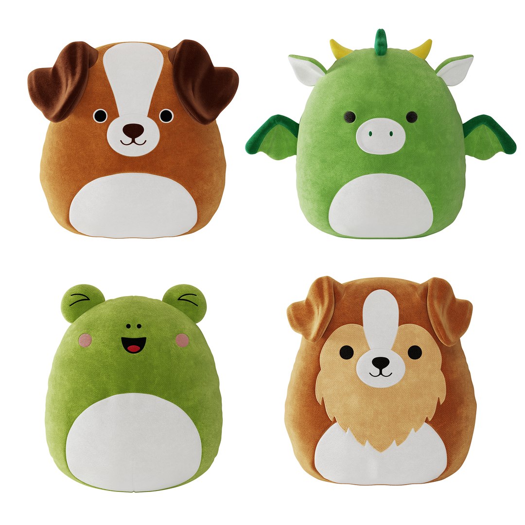 3D Squishmallows Plush Toys Collection model https://p.turbosquid.com/ts-thumb/4X/c7jZpa/4f/plushtoys26/jpg/1688552600/1920x1080/fit_q87/fb762f2dfadab2a5649ac6f6e739e7e029c446f7/plushtoys26.jpg