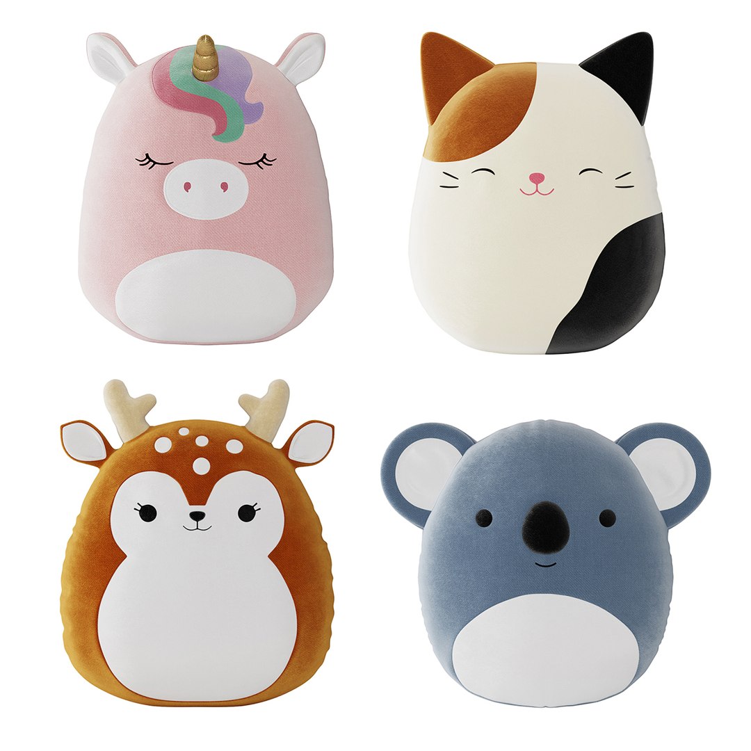 3D Squishmallows Plush Toys Collection model https://p.turbosquid.com/ts-thumb/4X/c7jZpa/Hw/plushtoys10/jpg/1688552592/1920x1080/fit_q87/0bc5f3bb1e08f073f4bdf45bb113c1a9dd07b90e/plushtoys10.jpg