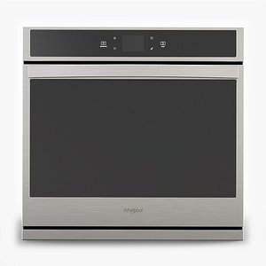3D model Whirlpool Single Wall Oven WOS51EC0HW