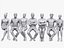 Lowpoly People Sitting Pack Volume 7