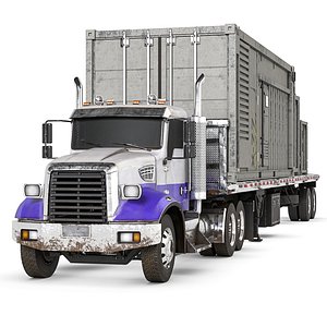 3D Trailer Truck