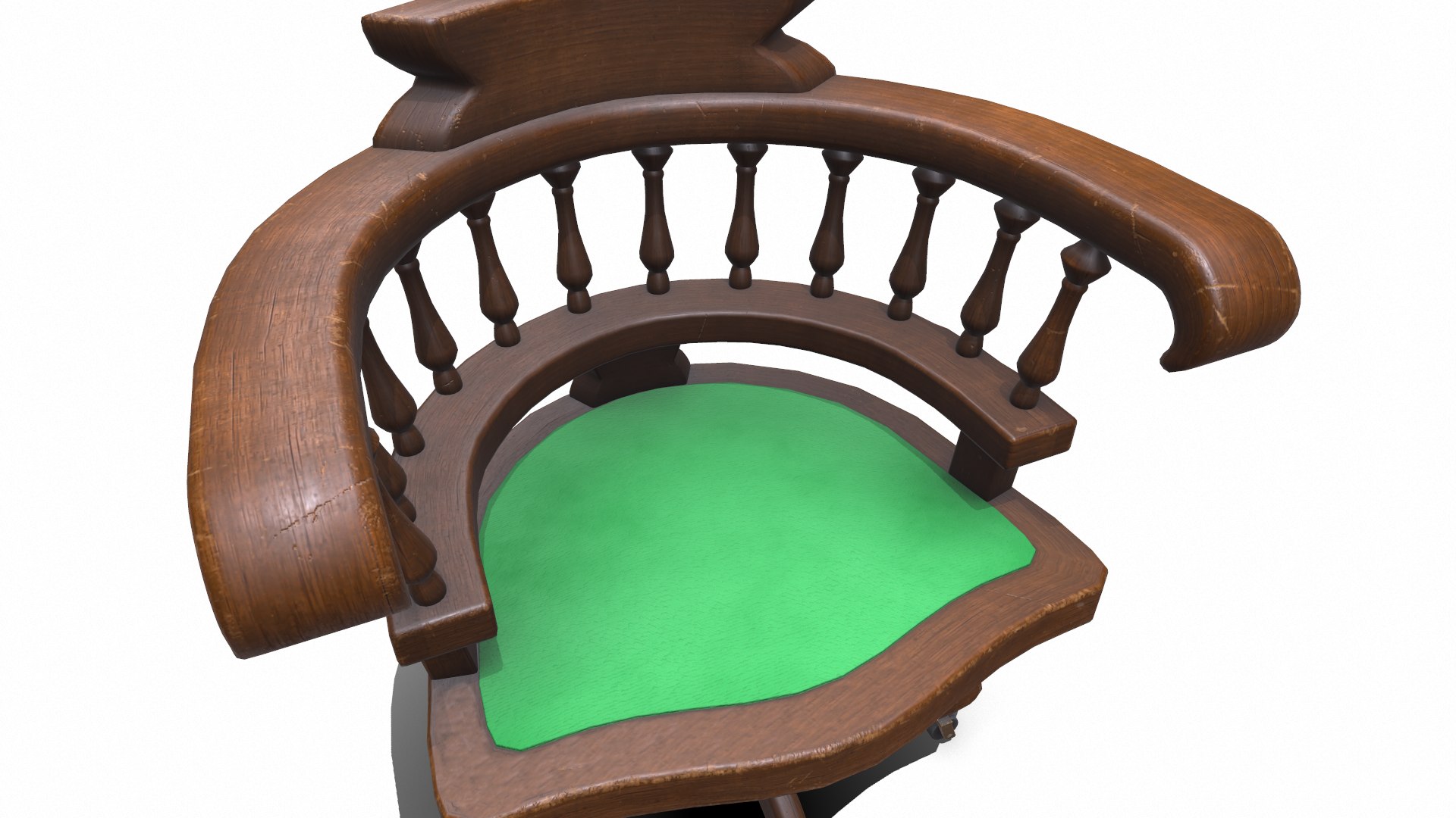 Old Wooden Office Chair Low-poly PBR 3D model https://p.turbosquid.com/ts-thumb/4X/jF3NTW/IQ/screenshot010/png/1698037861/1920x1080/fit_q87/0087dfd6fdd2bdb394efcc0db427e921c5f52add/screenshot010.jpg