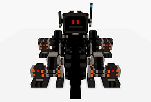 free obj mode pixcel robot