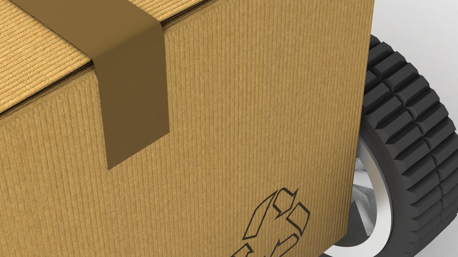 card box wheels max