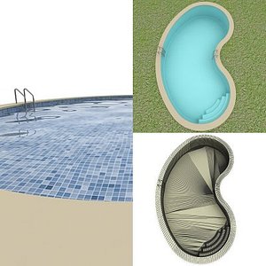 3d model swimming-pool swimming
