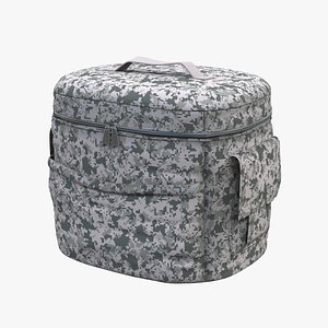 small military bag v2 3D model