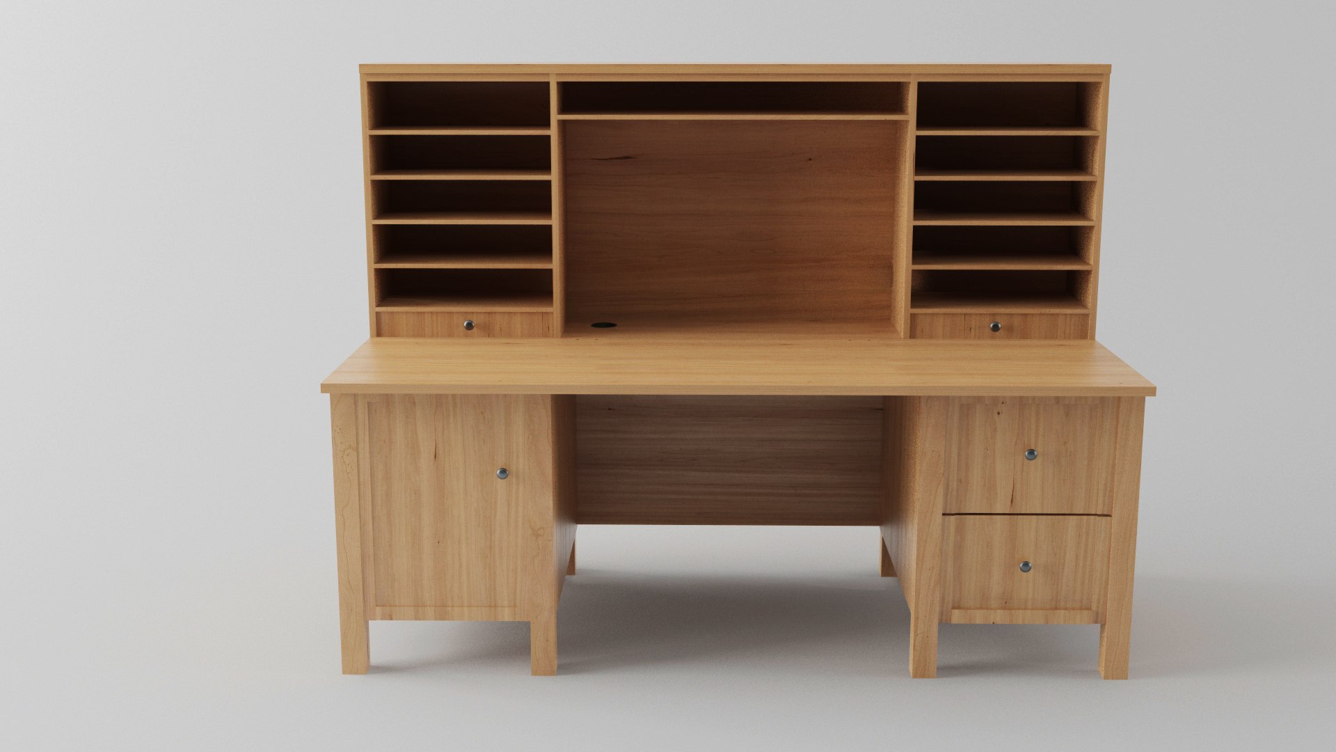 3d computer desk model